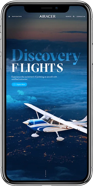 Airacer private jet charter booking interface - view 14