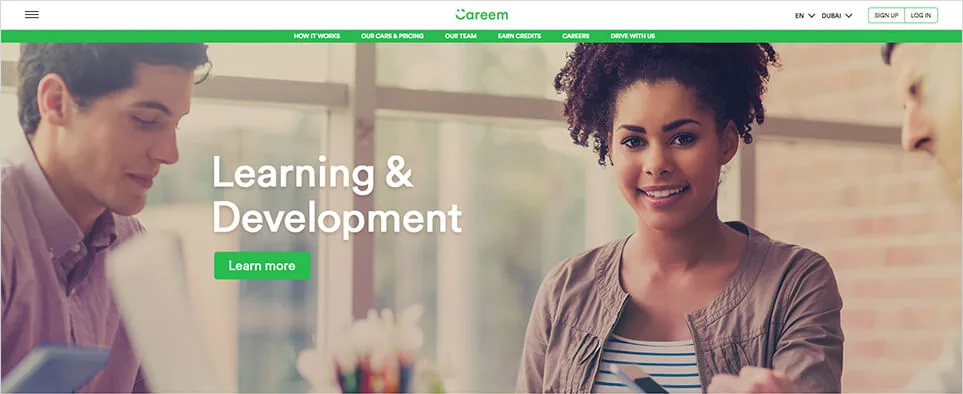 Careem super app interface design - view 2