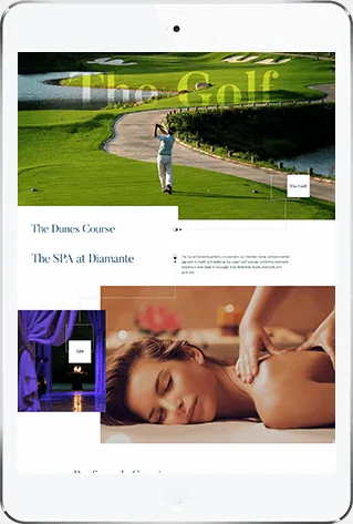 Diamante youth platform branding and interface design - view 24
