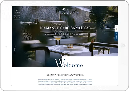 Diamante youth platform branding and interface design - view 3