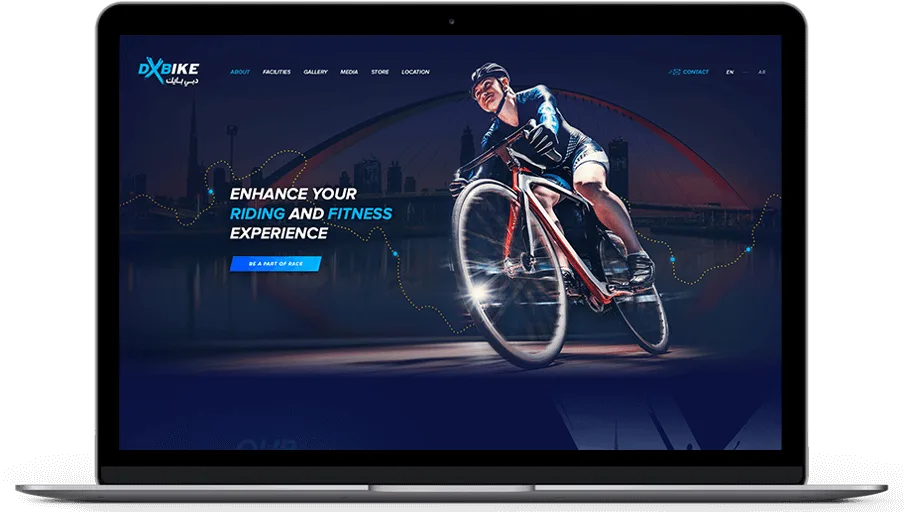 DX Bikes online store design - view 21