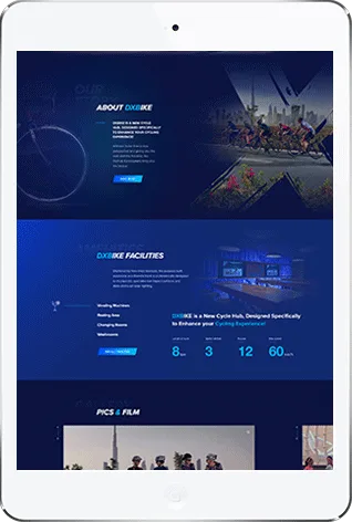 DX Bikes online store design - view 23