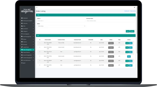 Manage Orders